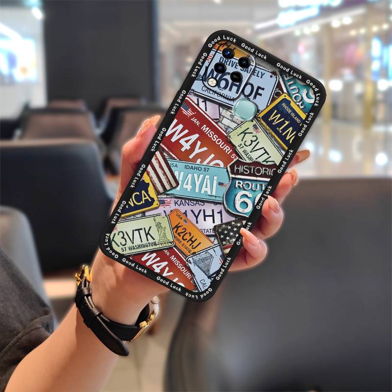 Schmutzabweisende Stoßfeste Handyhülle Für infinix X689/X689C/Hot 10S/Hot 10T Wasserdicht Vollständiger Schutz Cartoon Niedlich