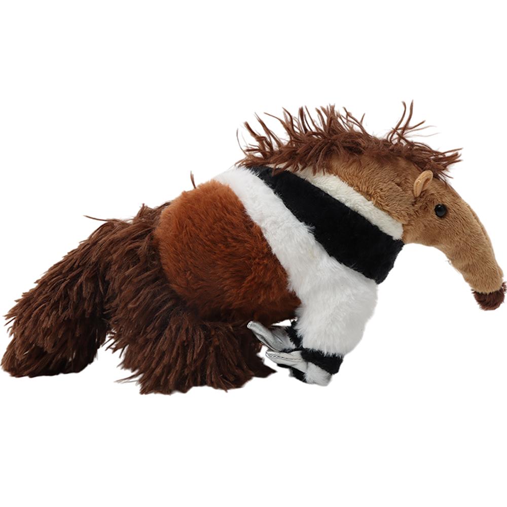 25cm Giant Anteater Plush Toys High Fidelity Simulation Soft Anteater Toys Cute Forest Animals Dolls Kids Toys Birthday Gifts