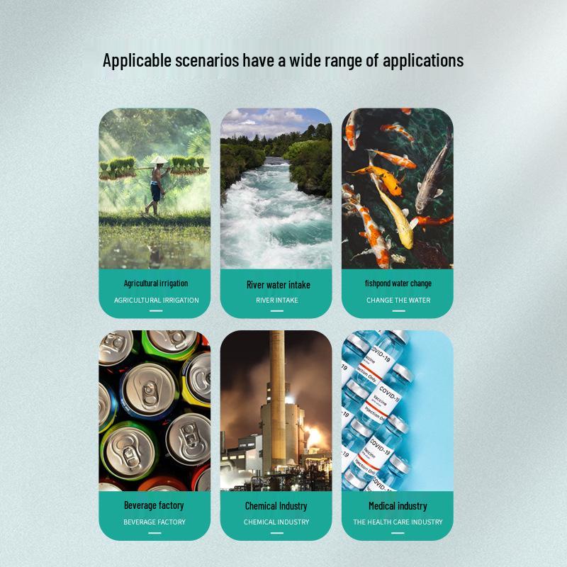 Pompă submersibilă silențioasă compactă, rezistentă la acizi și alcali, rezistentă la coroziune, cu înălțime mare de pompare și aspirație inferioară