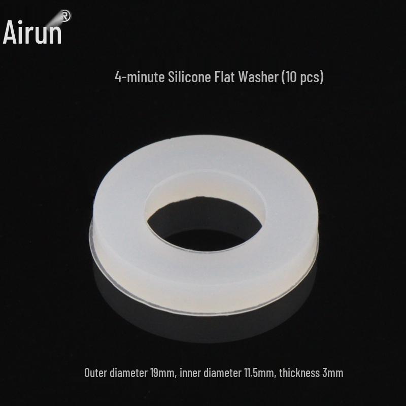 Silicone 4-Point Mesh Sealing Ring and Flat Washer for 6-Point Water Heater, Faucet, Pipe, Hose, and Shower Head (1-Inch)