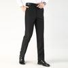 Trousers Men's Summer Straight Elastic Non-ironing Business Casual Pants Ice Silk Trousers Suit Pants Loose Thin Men's Pants