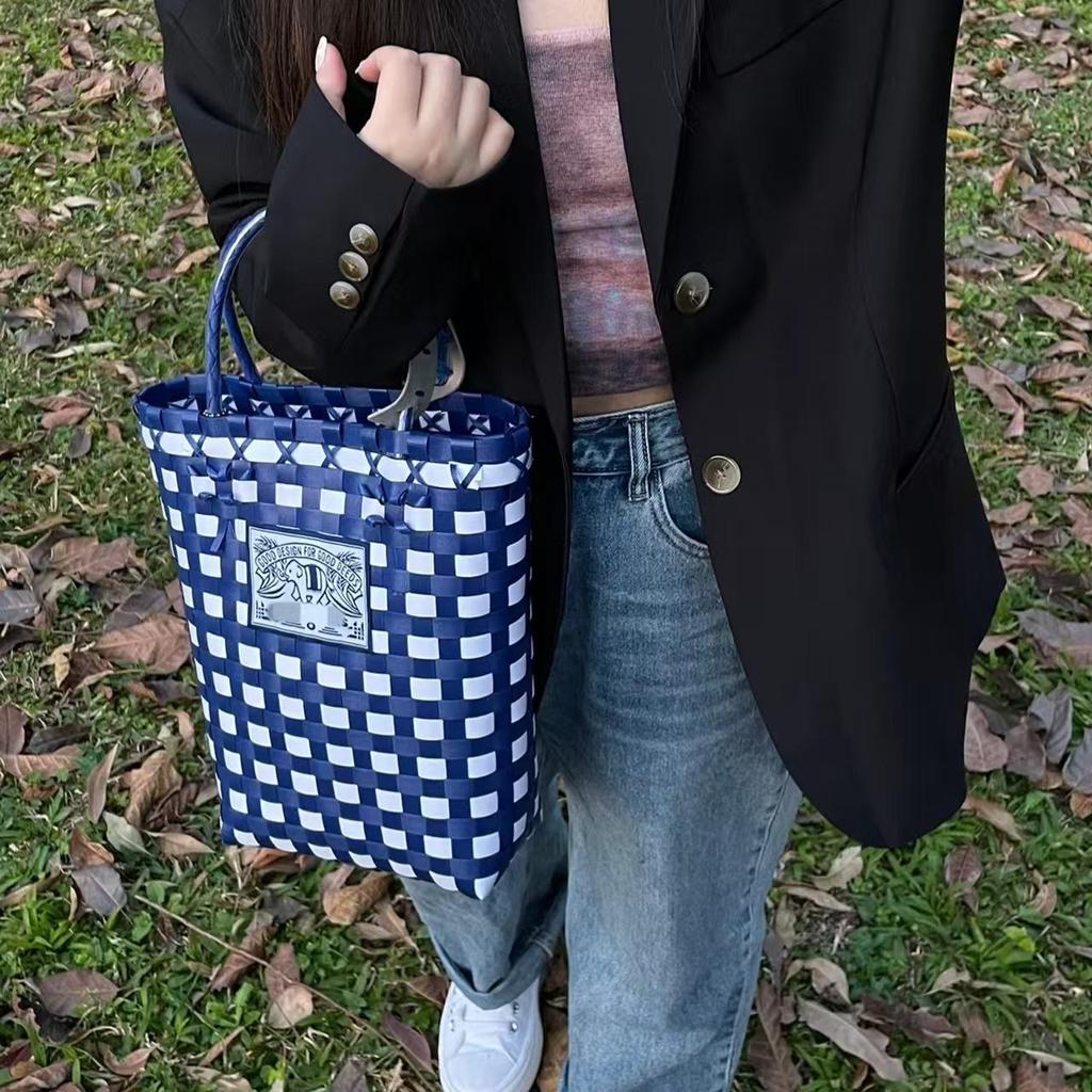 Elegante 2025 Thailändische Handgefertigte Geflochtene Körbe: Strandtasche