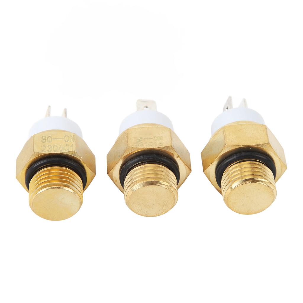 3pcs Engine Radiator Coolant Fan Temperature Sensor Switch M16x1.5MM Water Temp Switch for CB250 CB600 CBR600 CB900