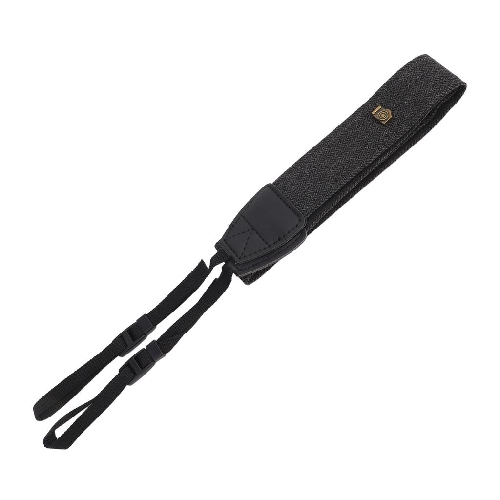 Camera Strap PU Cotton Fabric Anti Slip Retro Shoulder Neck Strap for Cameras Telescopes Rangefinders Monoculars