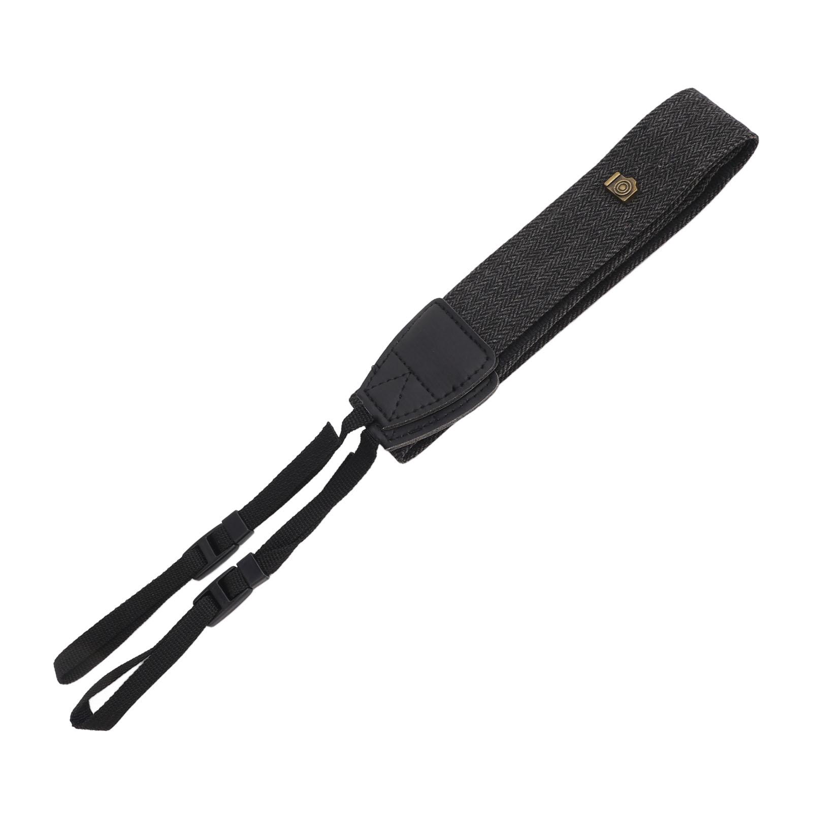 

Camera Strap PU Cotton Fabric Anti Slip Retro Shoulder Neck Strap for Cameras Telescopes Rangefinders Monoculars