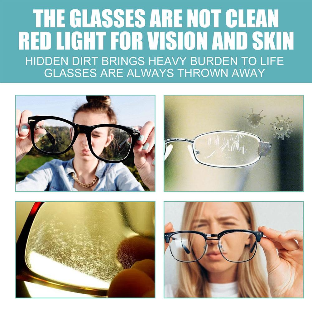 Glasses Lens Cleaner Eyeglass Scratch Removal Spray Lens Fingerprints Dust Oil Cleaner Household Anti Fog Glass Repair Liquid
