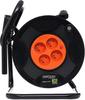 Extension cord on a plastic drum 30m + LED KD4037