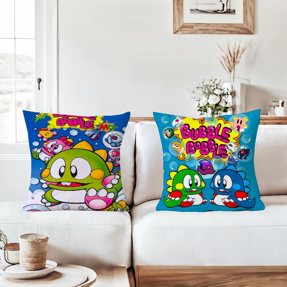 Cartoon Cute B-Bubble B-Bobble Pillow Case Office Cushions Suitable For Sofa Car Bedroom Decorative Cushion Cover