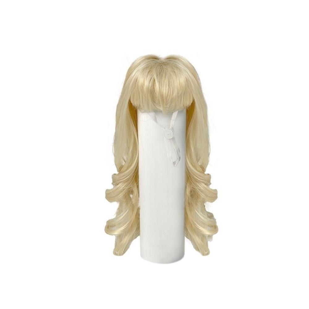 Comfortable To Wear Pet Bob Wig Adjustable Fit Dogs Cats Cosplay Wigs Cat Fake Hair  Dress Up Event