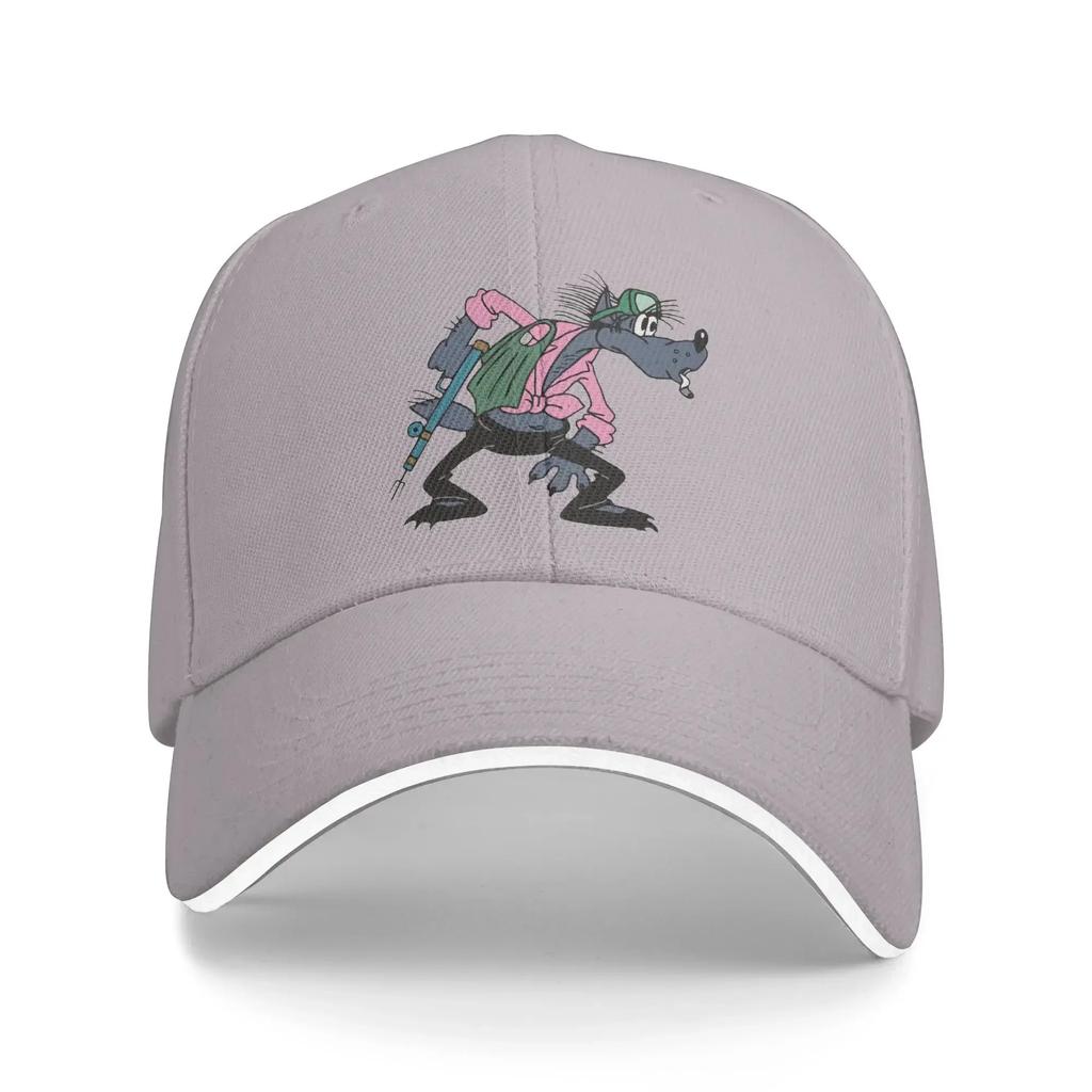 Nu Pogodi Casual Baseball Cap Cartoon Wolf Running Hippie Hip Hop Hats Summer Hot Sale Men Women Fitted Retro Baseball Caps