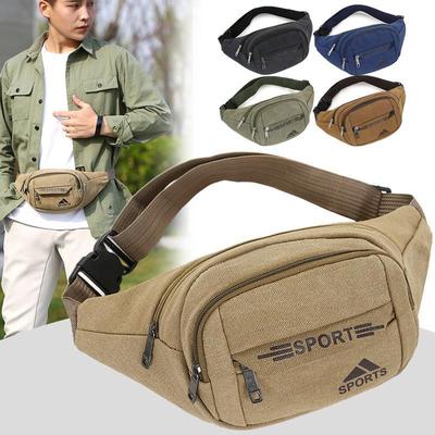 New Pocket Mobile Phone Bag Outdoor Leisure Fashion Chest Bag Shoulder Messenger Bag Business Cashier Bag Big Pocket