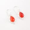 Carnelian Gemstone 925 Sterling Silver Handmade Jewelry Drop/Dangle Earrings EE-163-33