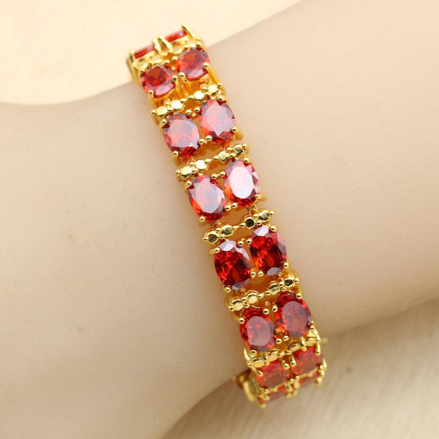 Blaues Halbedelstein-Dubai-Armband für Frauen Hochzeit Geburtstags-Schmuck