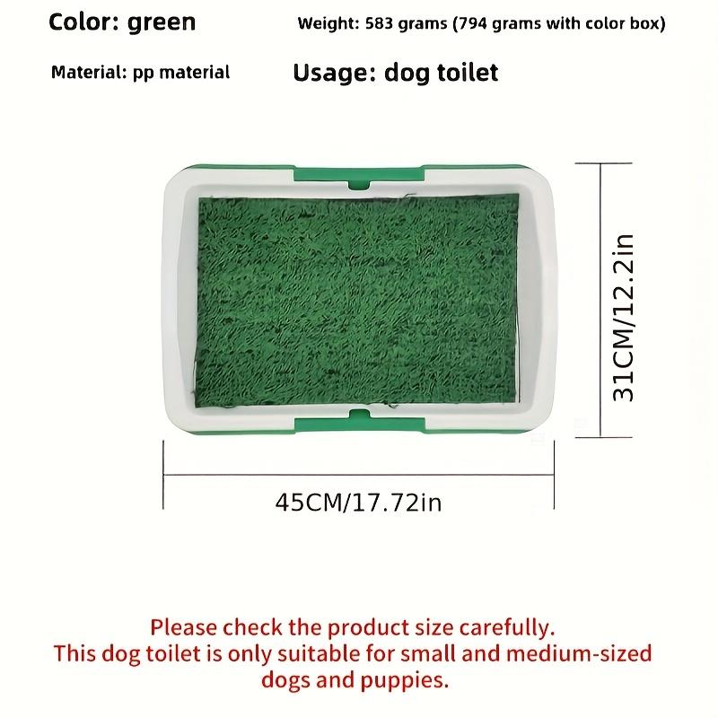 Non-Toxic Reusable Silicone And Pp Leak-Proof Dog Potty Training Pads - Indoor Pet Toilet With Grass Surface For Easy Cleaning Hygien Pup