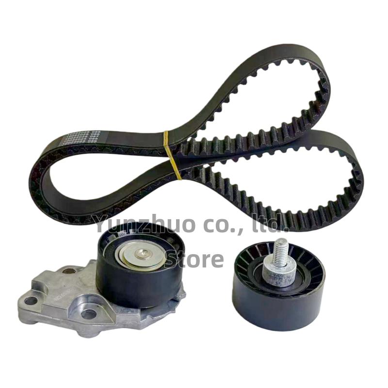 25183772 96814098 963505261Set Engine Timing Belt Kit Tensioner For Chevrolet Aveo Daewoo Lanos Kalos Buick Excelle 1.6 Pontiac