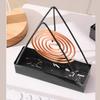 Metal Triangular Coil Holder Thicken Iron Widened Base Prevent Scald Space Saving  Ing Coil Incense Tray Holder for Bedroom