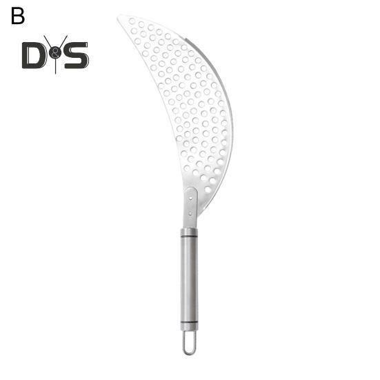 Sito do garnka z uchwytem Ze stali nierdzewnej Durszlak Patelnia Koszyk do odcedzania z garnka Odporny na rdzę Kształt półksiężyca Makaron Makaron Owoce Warzywa Sita do żywności dla