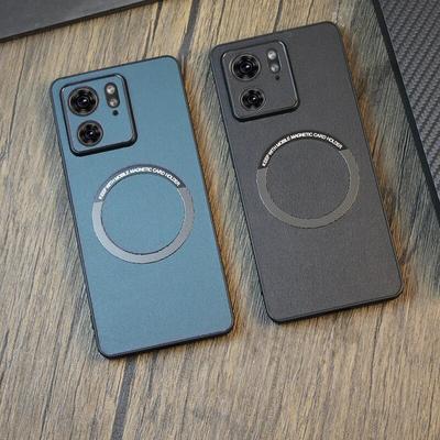 PU kožené magnetické pouzdro na telefon Magsafe pro Motorola Edge 40 Neo 40 Pro X30 S30 Fusion Ultra G84 Ochrana proti bezdrátovému nabíjení Pouzdra zadního krytu