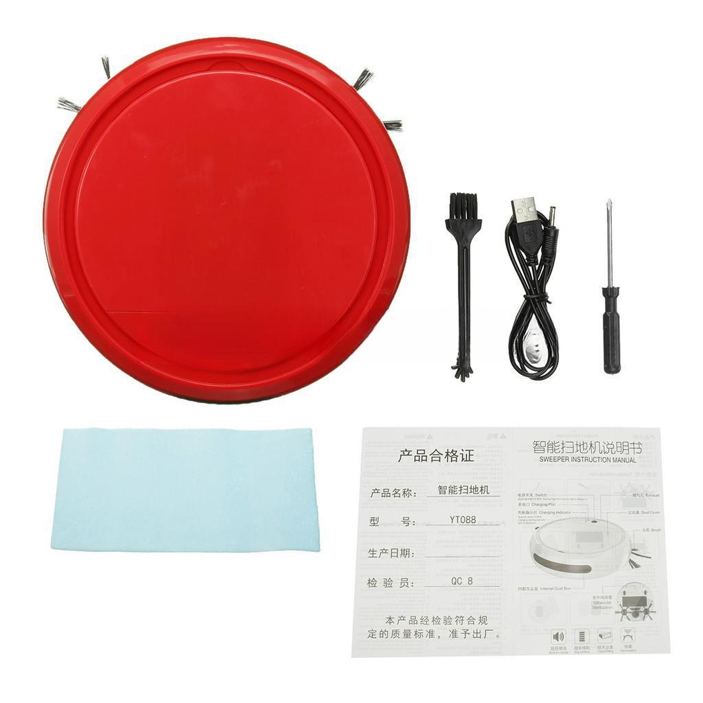 4IN1 Household 1800mAh Multifunctional Smart Vacuum Suction Cleaner USB Charging Sweeping Robot Fully Automatic UV Disinfection