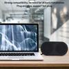 Computer Speaker Soundbox Mini Portable USB Sound Card Decoder Small Compatible Lightweight Pure Sound Quality USB Interface Omnidirectional Sound
