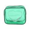 Sequin Heart PVC Transparent Cosmetic Bag Simple Ladies Large Capacity Travel Portable Waterproof Sundry Storage Toiletry Bags
