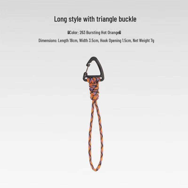7-Core Multi-functional Key Lanyard with Triangular Buckle