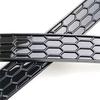 For VW Tiguan R-Line 2026-2026 ABS Black Honeycomb Style Rear Bumper Fog Light Lamp Cover Trims Car Auto Accessories