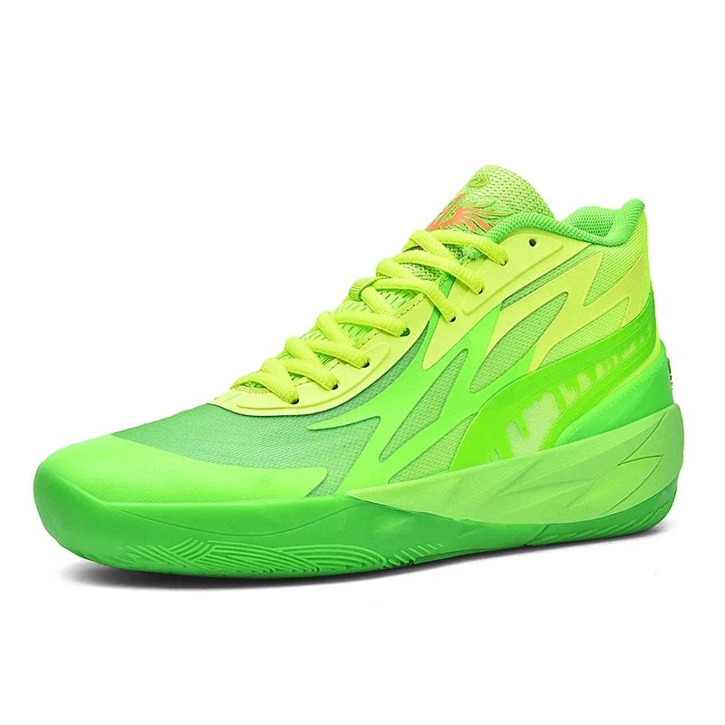 Модные новые мужские баскетбольные кроссовки мужские оригинальные нескользящие спортивные — фото 10