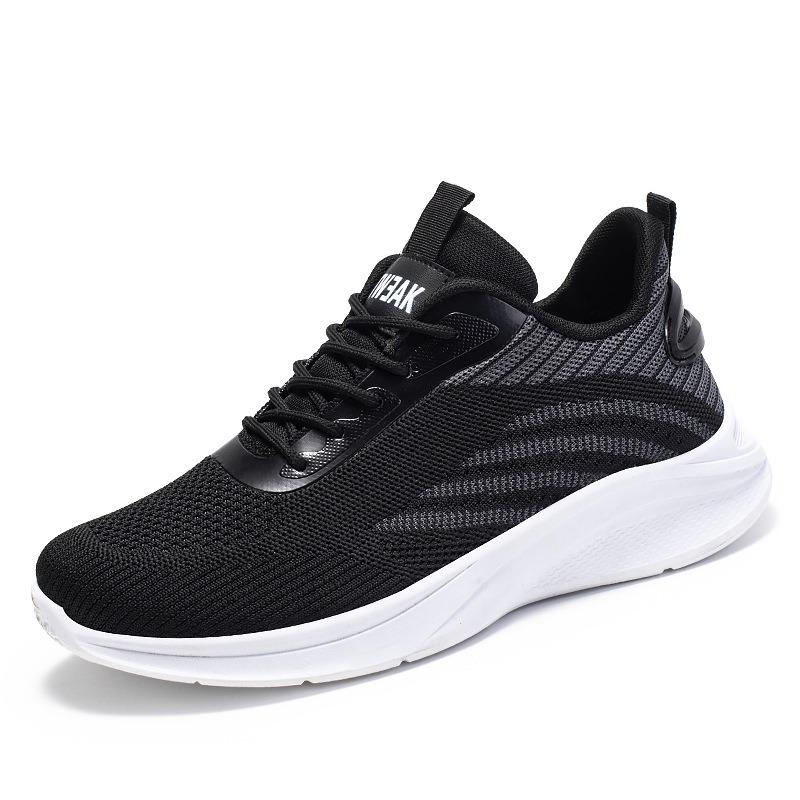 New Casual Men's Shoes Fly-woven Mesh Lightweight Fashion Single Shoes Hollow Simple Men's Sports Shoes
