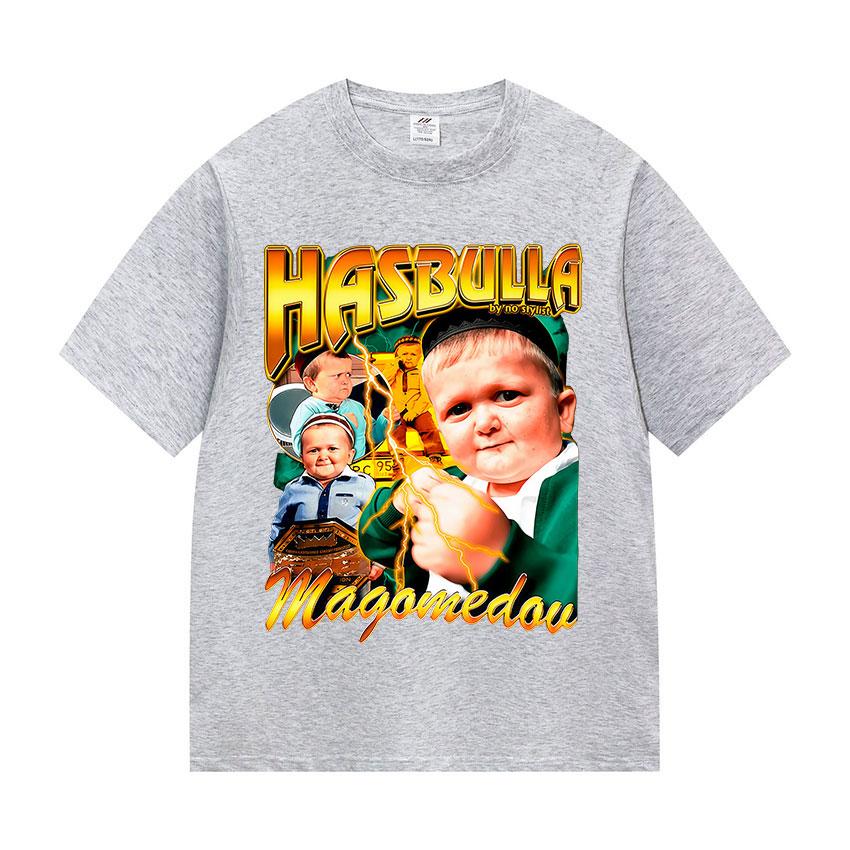 Vintage Classic Hasbulla Magomedov Graphic T Shirt Women Khabib Blogge Fighting Oversized Cotton T-shirts Summer Fashion T-shirt
