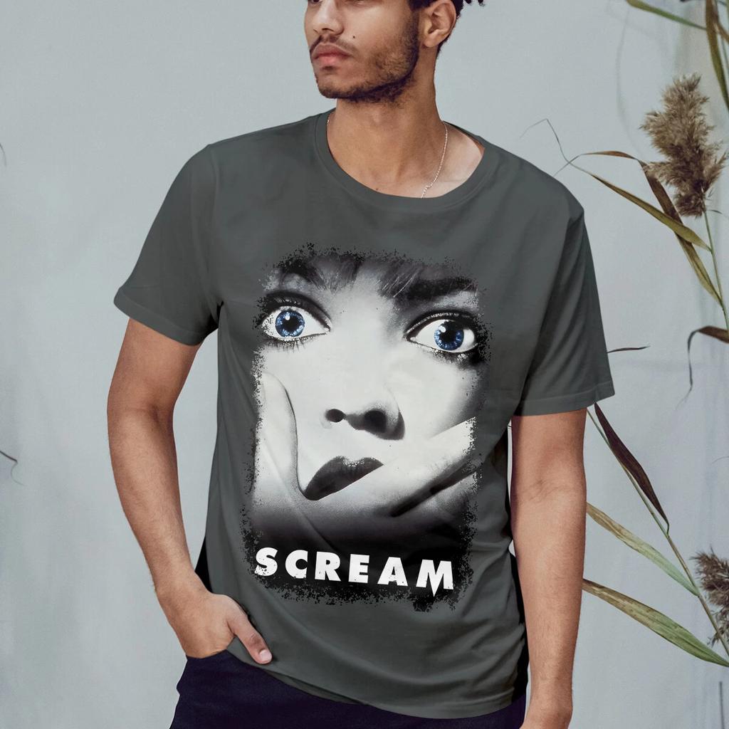 Movie Poster Inspiration for "Scream" (1996) Men's T-shirt All Season Unisex Pure Cotton Casual Fashion Street Wear