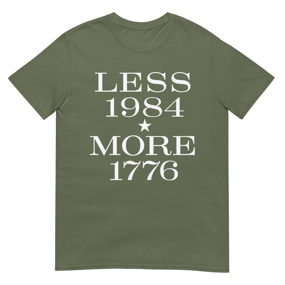 Less 1984 More 1776 Free Speech First Aunisexdunisext Conservative TShirt
