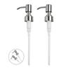 Brand New High Quality Pump Head Stainless Steel Soap Soap Pump Spare Parts Lotion 1/2 Pcs Accessories Brushed