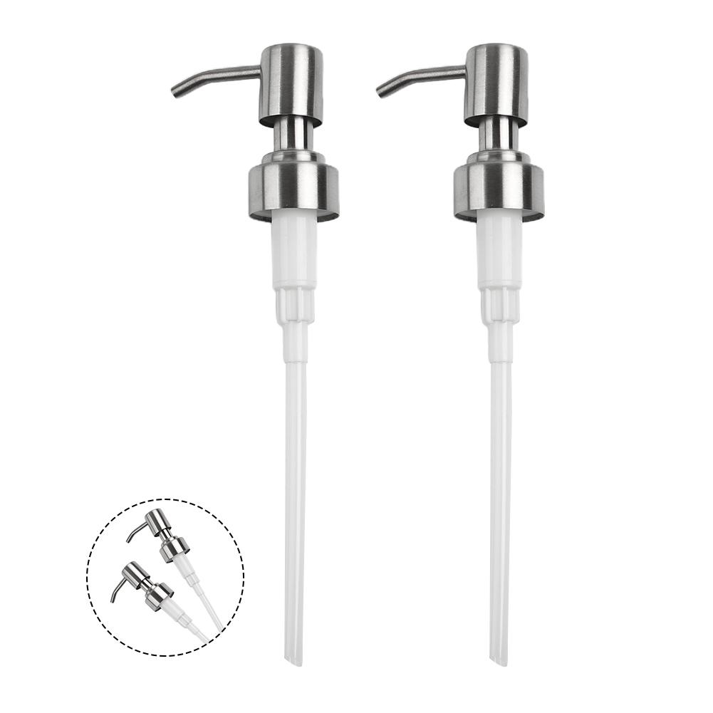 Brand New High Quality Pump Head Stainless Steel Soap Soap Pump Spare Parts Lotion 1/2 Pcs Accessories Brushed