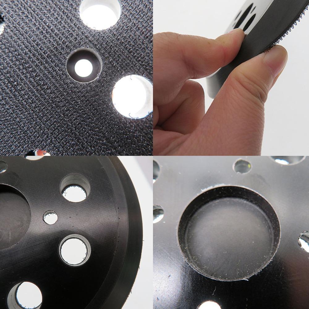 8 Hole Orbital Sander Replacement Pad 5 Inch Hook and Loop Sanding Pad  Woodworking Sanding