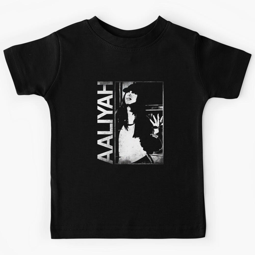 Aaliyah // Vintage Halftone Style #2969 Kids T-Shirt 110