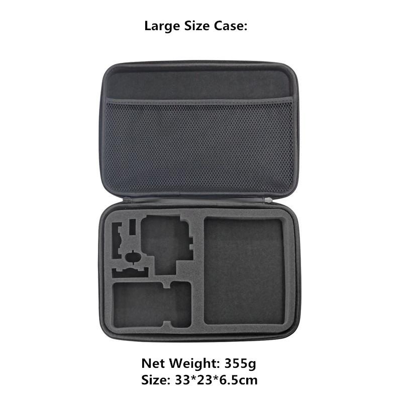 Carrying Case Storage Bag Safe Portable Waterproof Shockproof for GoPro Hero 12 11 10 9 AKASO DJI Action 3 4 Go Pro Accessories