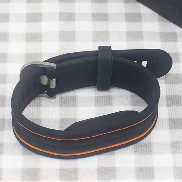 Two Tone Silicone Wristband, Replacement Watch Strap with Flexible Adjustment for Workdays, Exercise, and Travel