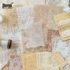 MòMò Mixed Material Letterpress Embossed Paper - Flower Branch Language Series, 30 Sheets, Scrapbooking Base Paper, 4 Styles.