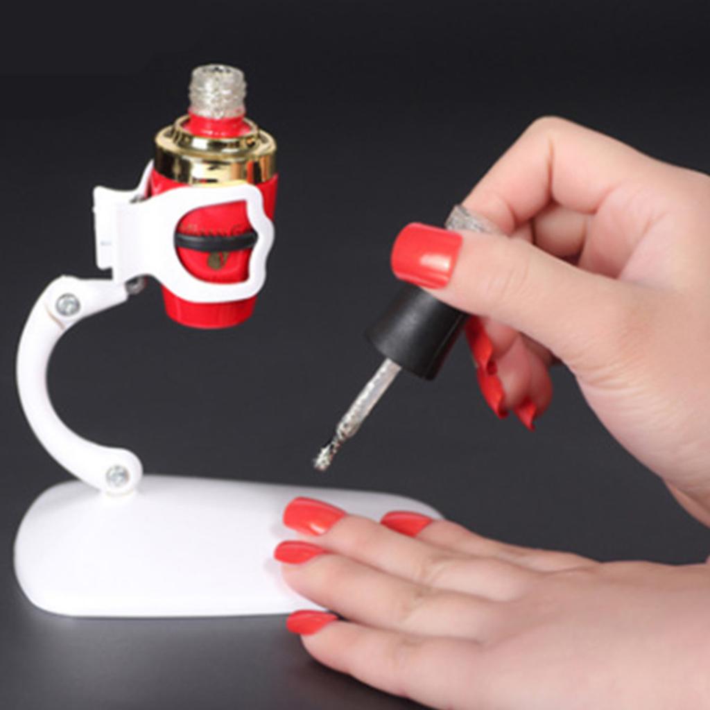 Adjustable Nail Tool Manicure Nail Tools Polish Bottle Holder Fixing Clip Bracket Stand