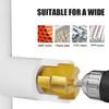 Water Pipe Expansion Drill Bits 6.35mm Hexagonal Shank Step Drill Bit Punching Tool For Plumber Repair Power Tool