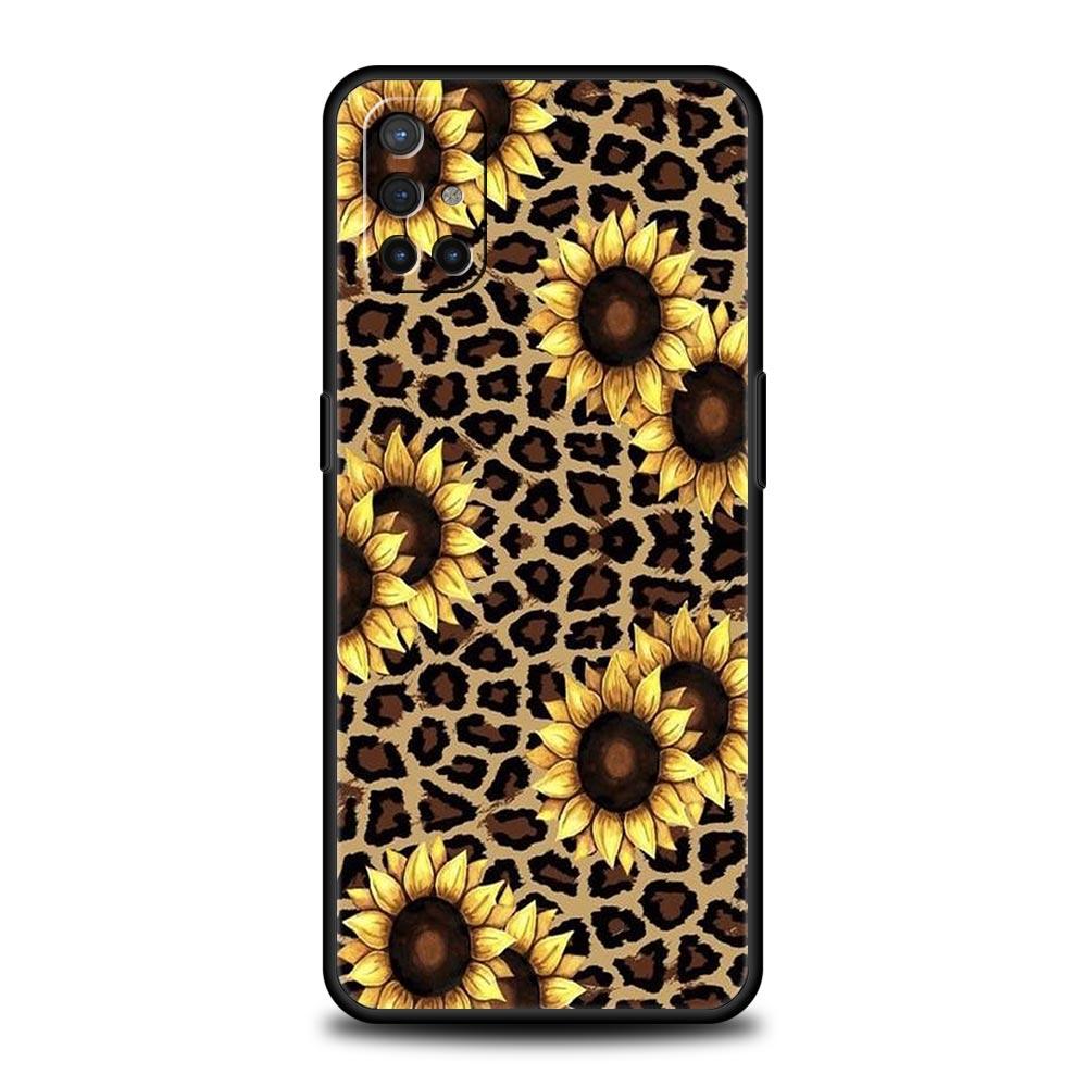 Fashion Tiger Leopard Print flower Phone Case For OnePlus 10 9 Pro 9T 10R 9R 9RT 8T 8 7 7T Nord 2T CE 2 5G N200 N10 N100 Cover