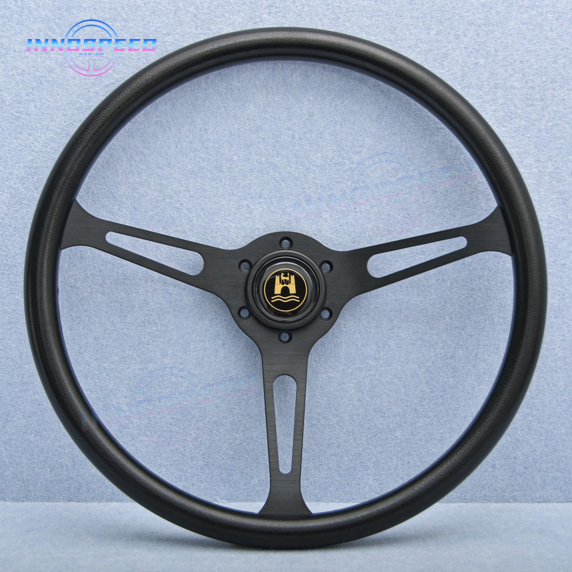 15inch 380mm PU Leather Car Racing