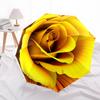 1pc Yellow Rose Automatic Folding Umbrella - Portable Collapsible Design, 8-Rib Iron Frame, Durable Fabric yy251125073
