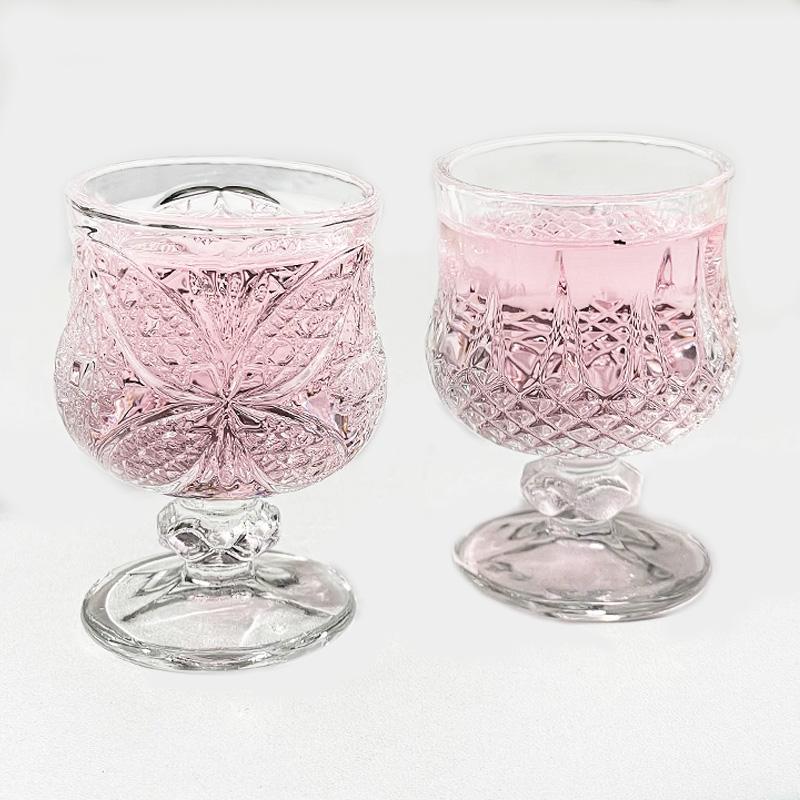 6pcsx34/45ML Lead Free European Design Chinese Old Fashioned Shot Glasses for Liquor Vodka Spirit Drinkware