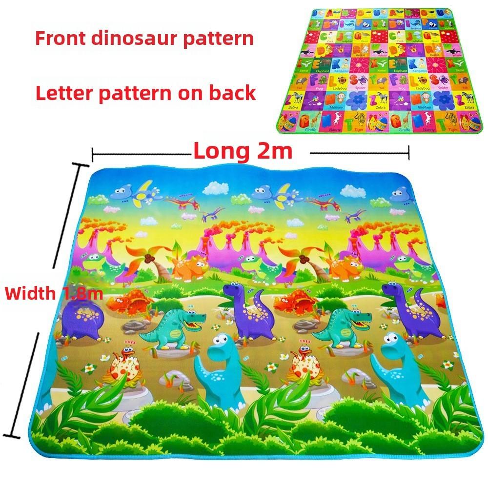 Babykrypmatta Eva-skum Vikbar Lekmatta Med Mjuk Yta För Småbarns Lärande Och Babyutveckling