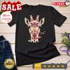 2025/Damen Baumwolle Kurzarm Giraffe Damen Unisex T-Shirt Unisex T-Shirt