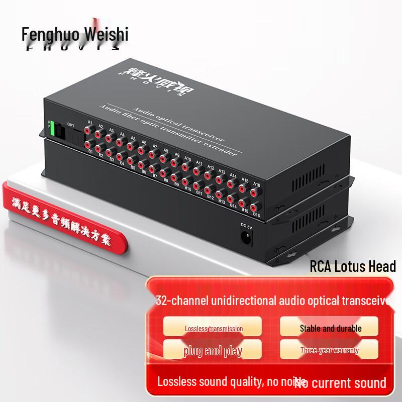

Fenghuo Weishi 32-Channel Audio Optical Transceiver