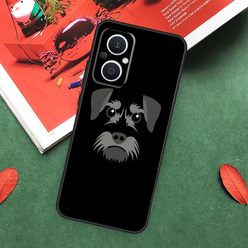 

Cartoon Schnauzer Dog Case For OPPO Reno 5 Lite 8 4 6 7 10 Pro 4Z 5Z 8T OPPO Find X6 X5 Pro X2 Neo X3 Lite Cover OPPO Find X5