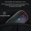 Wireless Rechargeable Mouse With LED Backlight  Bluetooth Gaming Mouse Suitable For MAC/Laptop/PC/Windows